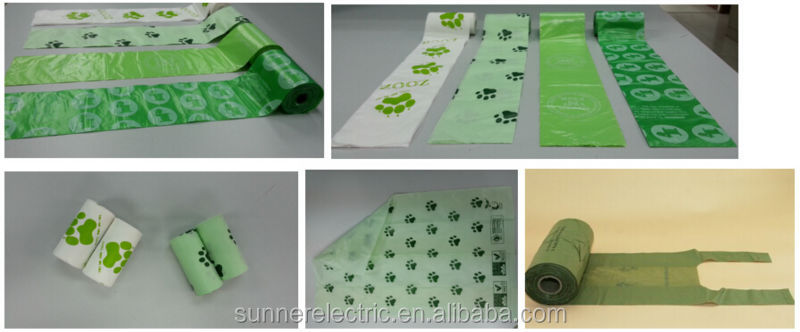 2014 pet product/biodegrdable fragrance dog poop refill bags/corn starch material bags