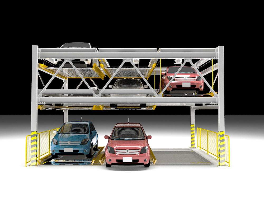 Foshan car parking equipment/Guangdong puzzle parking system / Multi-layer Lift-sliding Mechanical Type Car Parking System