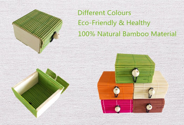 handmade natural bamboo rice box gift boxes on sale