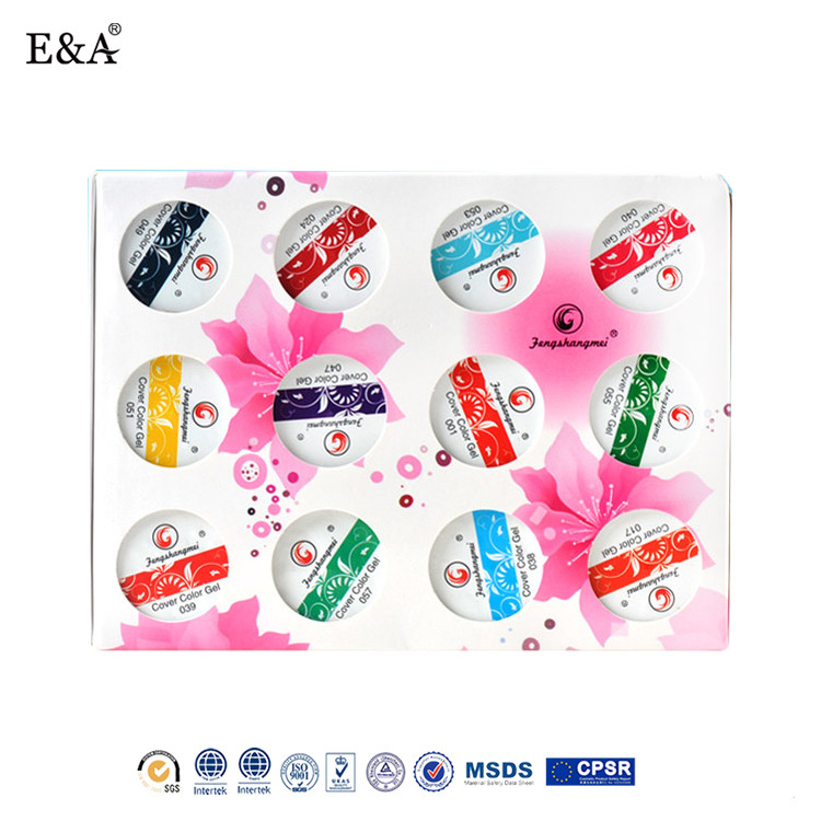 Ea 36ピースミックスカラーカバーuvジェル偽のヒントアクリルネイルアートキット 問屋・仕入れ・卸・卸売り