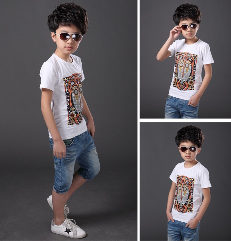 高品質の新しいファッション短い袖o- ネック男の子のt- シャツ仕入れ・メーカー・工場