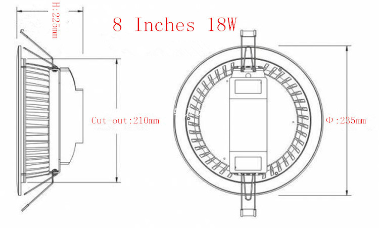Ledcobダウンライト2.5inches/3inches/4inches/5inches/6inches/8inches/10インチ仕入れ・メーカー・工場