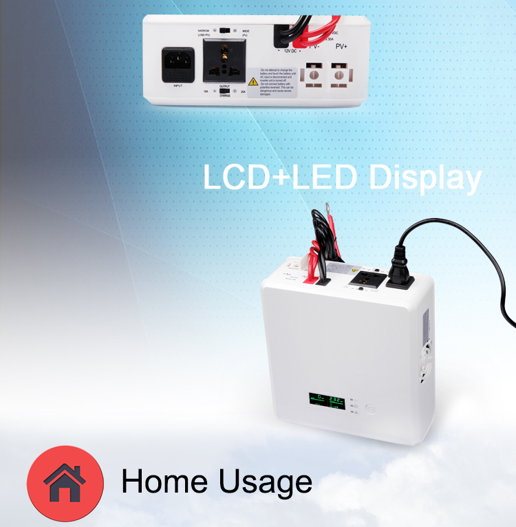 Hybrid Inverter with Solar charger 1k 2k 12v 24v