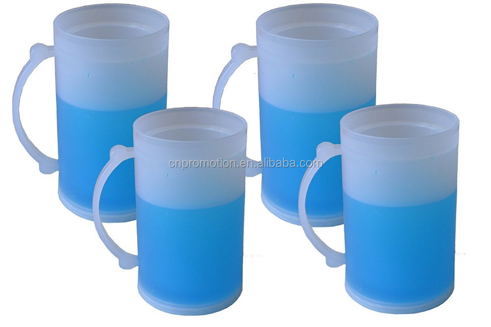 Beer Mugs For Freezer,Freezer Beer Mug,Double Wall Clear