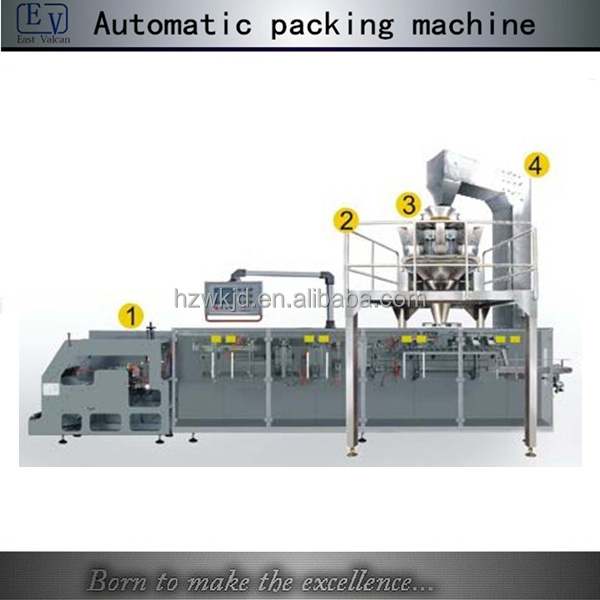 Automatic form fill seal saffron zipper bag packing machine