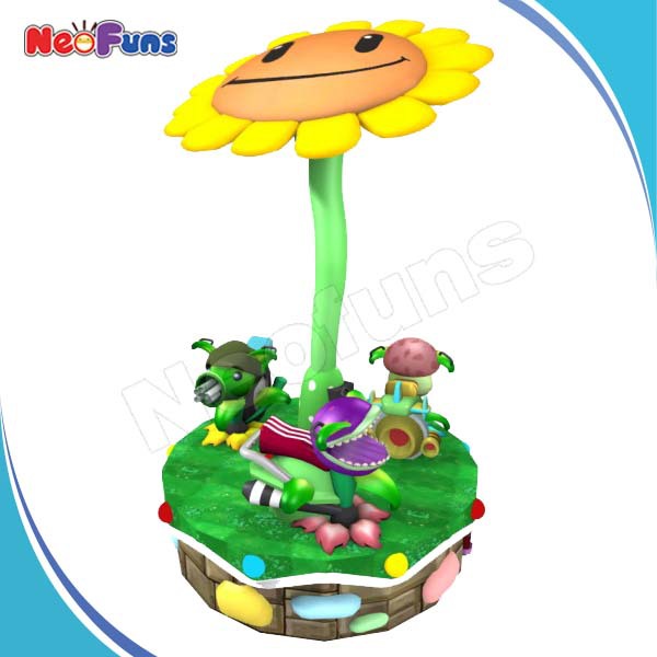 植物対zombiaカルーセル( 3p) nf-k69子供の遊園地の乗り物、 高品質のコイン運営キディライド、 販売のためのアミューズメントライド問屋・仕入れ・卸・卸売り