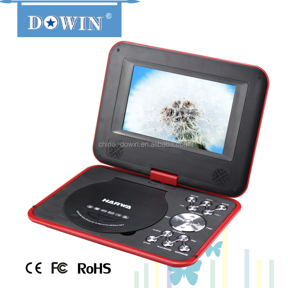 7 Inch Cheapest Portable Dvd/cd/vcd Player Mini Laptop With Dvd Player