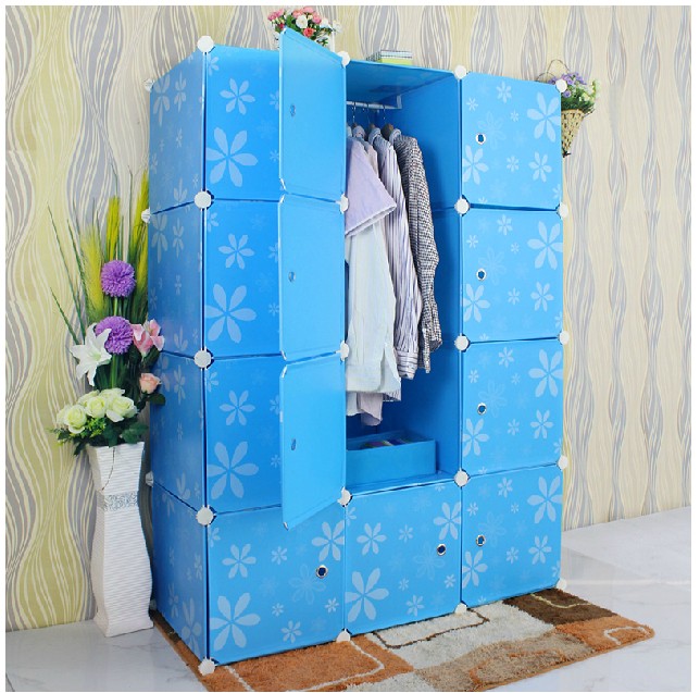 Large Portable Folding Plastic Clothes Cabinet With Doors Buy