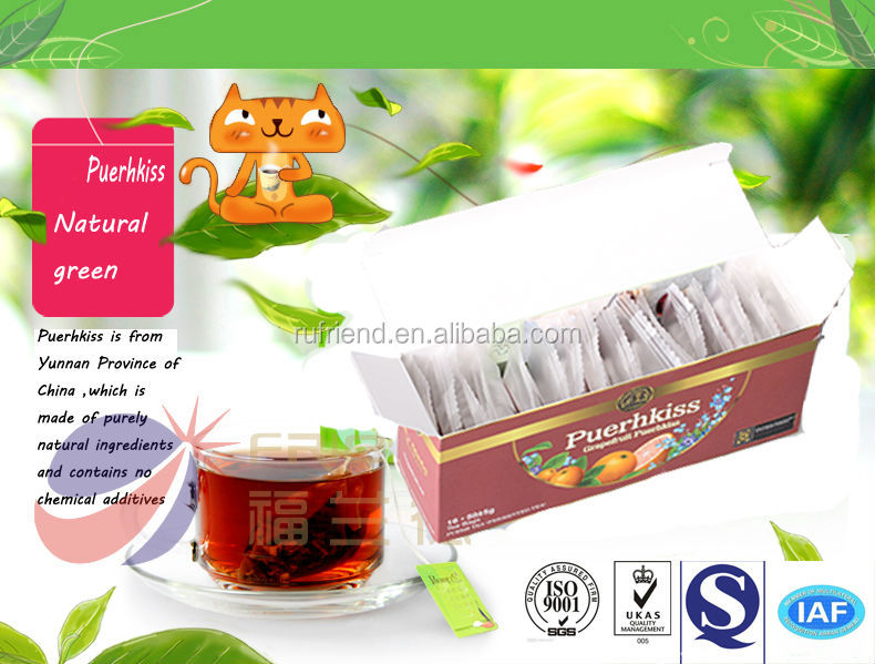 Chinese fit compressed empty grapefruit tea bag