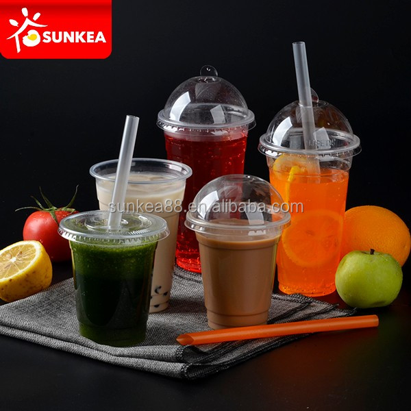 Disposable PET Plastic Juice Cups and Lids - Buy Plastic Juice Cups, Plastic  Cups, PET Plastic Cups Product on Food Packaging - Shanghai SUNKEA  Packaging Co., Ltd.