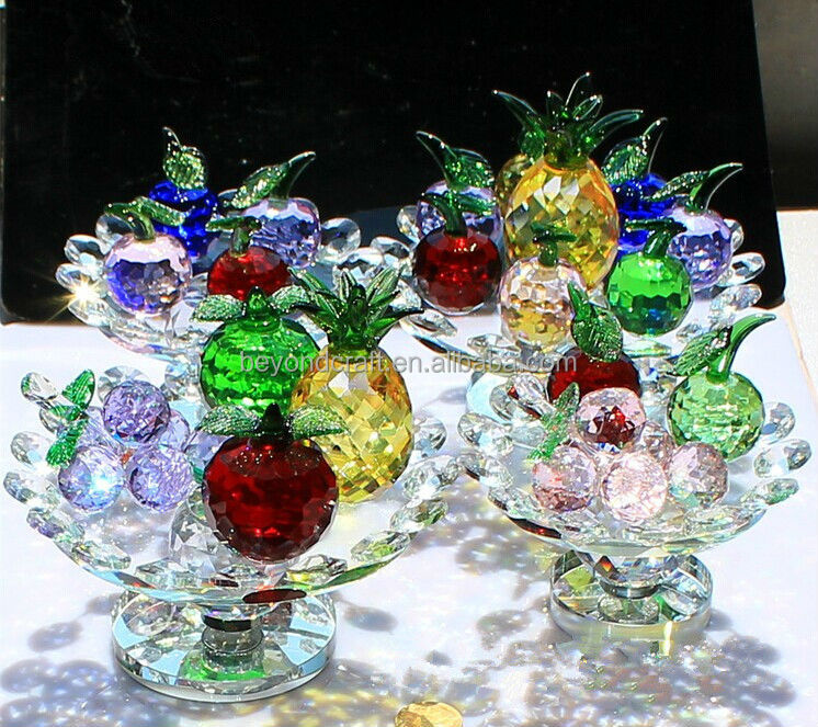 Artificial Crystallized Fruit Decor Crystal Fruit Plate Buy Crystal