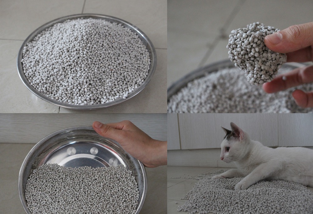 最高の天然凝集ナトリウムベントナイト猫砂猫のトイレの砂仕入れ・メーカー・工場