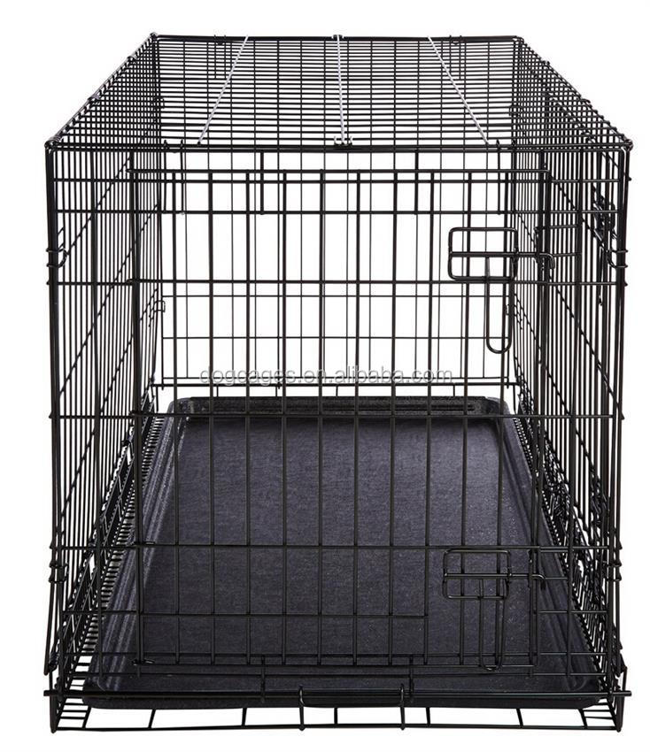 黒折りたたみの格安販売のための金属製の犬のケージ仕入れ・メーカー・工場