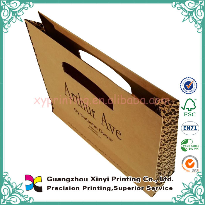 安い茶色2014年rrecycledクラフト紙製の袋卸売仕入れ・メーカー・工場