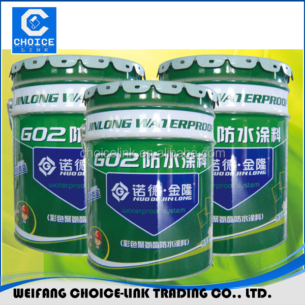 Highly Elastomeric Liquid Bitumen Waterproofing Polyurethane Coating