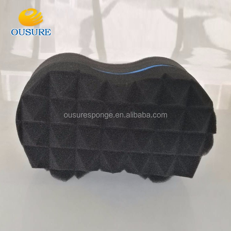 good quality dreads locking twist sponge/hair curl sponge brush