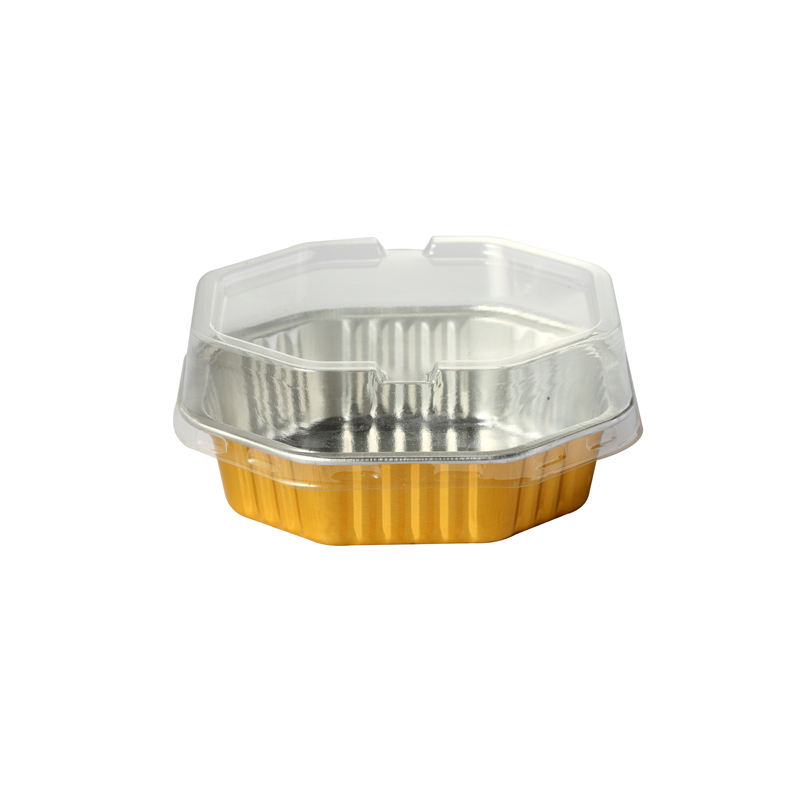 Ecofriendly Mini Aluminum Foil Loaf Baking Cup Aluminum Foil Pudding