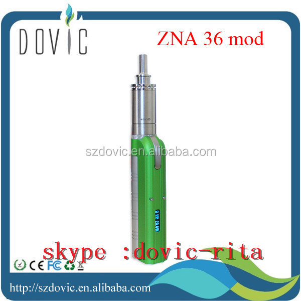2014 tobeco newest e cig product zna 36 mod clone 5w-36w ZNA 36