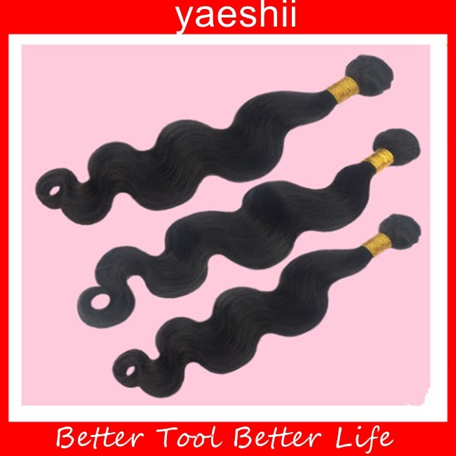 Yaeshii新しいファッショナブルな耐久性のある商品ブラジル毛延長用黒女性 問屋・仕入れ・卸・卸売り