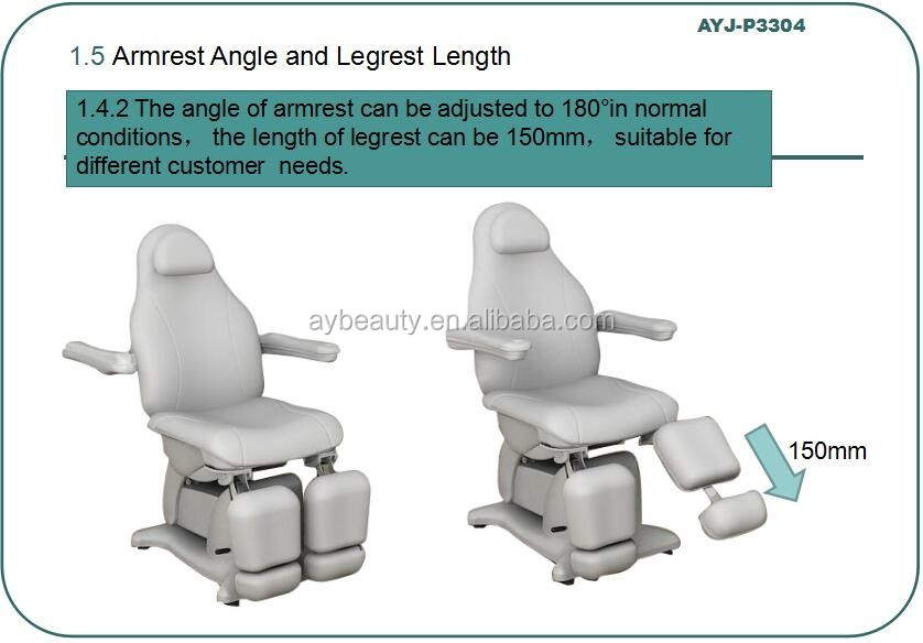 AYJ-P3004 eletriヒーター美容ベッドチェア/マニキュア椅子ネイルサロン家具/サロンチェア価格仕入れ・メーカー・工場