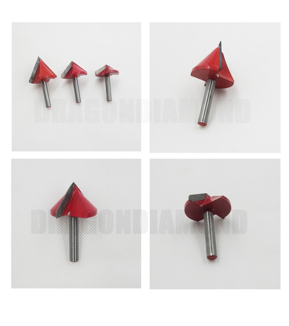 60度3d cncルーターv溝ビット木工部品6*32ミリメートルことが適用するアクリルmdf pvc 3d彫刻ビット仕入れ・メーカー・工場