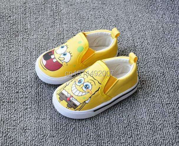 spongebob kid shoes