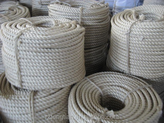 high quality sisal rope packing rope 3ply