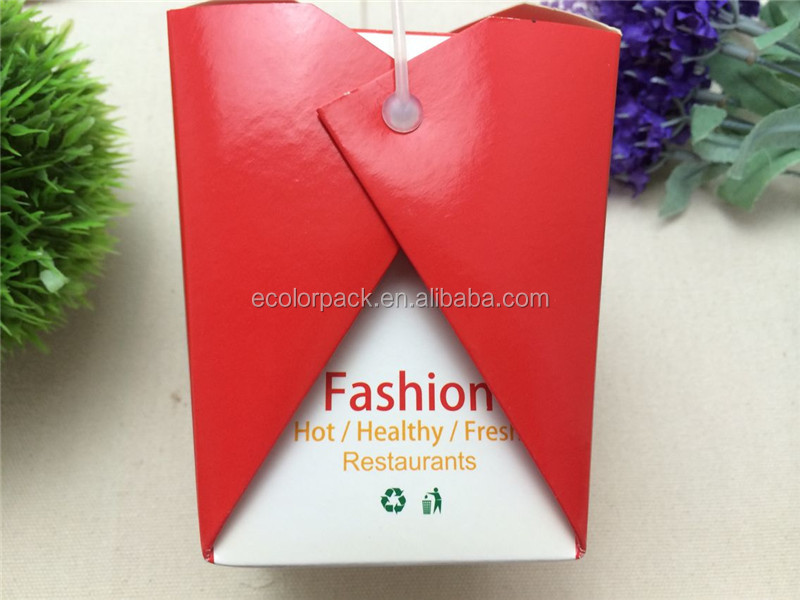 EXW Real price- Custom logo 26 oz Hot food box, noodle box, take away food box