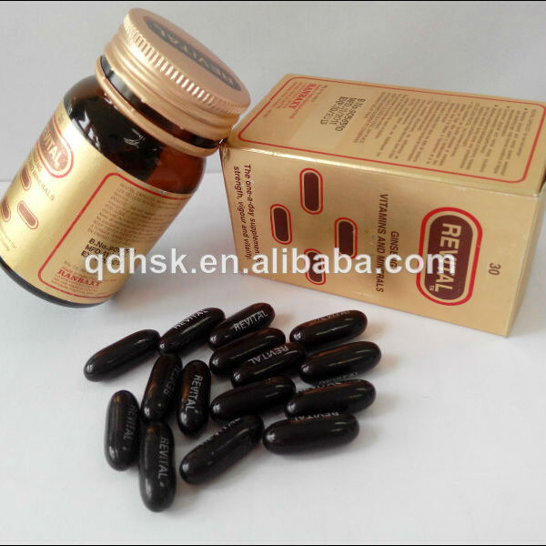 panax Ginseng soft capsule with vitamins and minerals