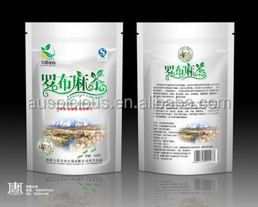 Moisture proof custom printing reseable aluminum foil tea bag
