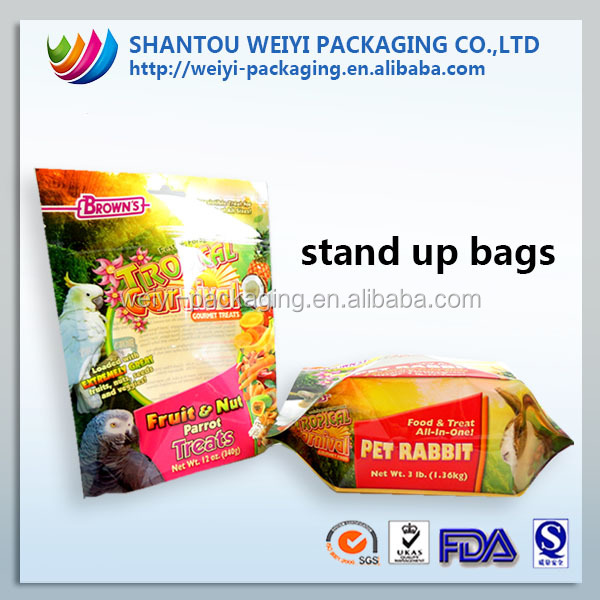 resealable standing pouch for cinnamon raisin granola packaging