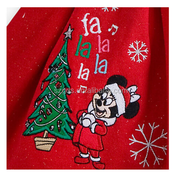 卸売サンタクロース2015縞パンツベビーコスチューム子供クリスマスの幼児の女の子の服のセット仕入れ・メーカー・工場
