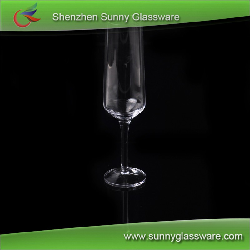 Luxury wine glass wedding champagne flute in glass