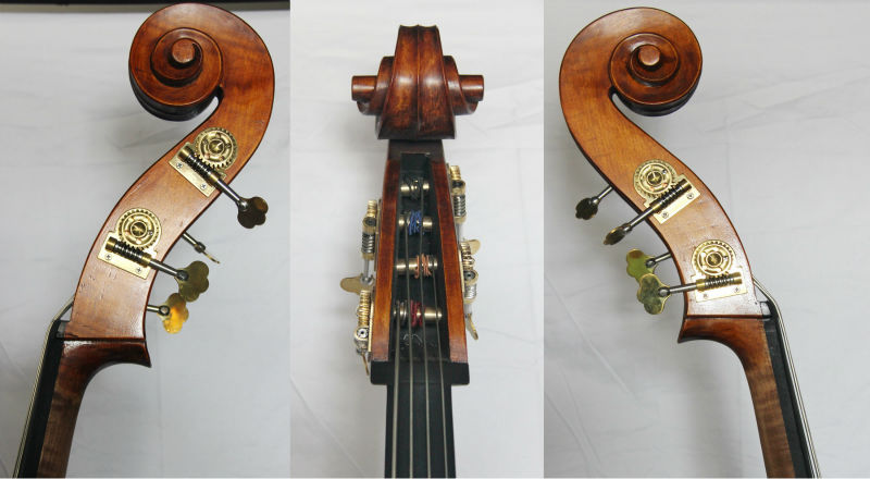 完全手作りの彫刻が施されたダブル3/4低音は中国製バイオリンコーナー問屋・仕入れ・卸・卸売り