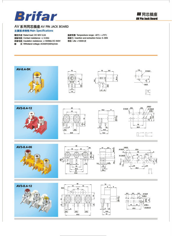 brifar246810ピンソケットコネクタ仕入れ・メーカー・工場