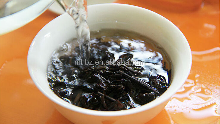 Digestion improved puerh teas