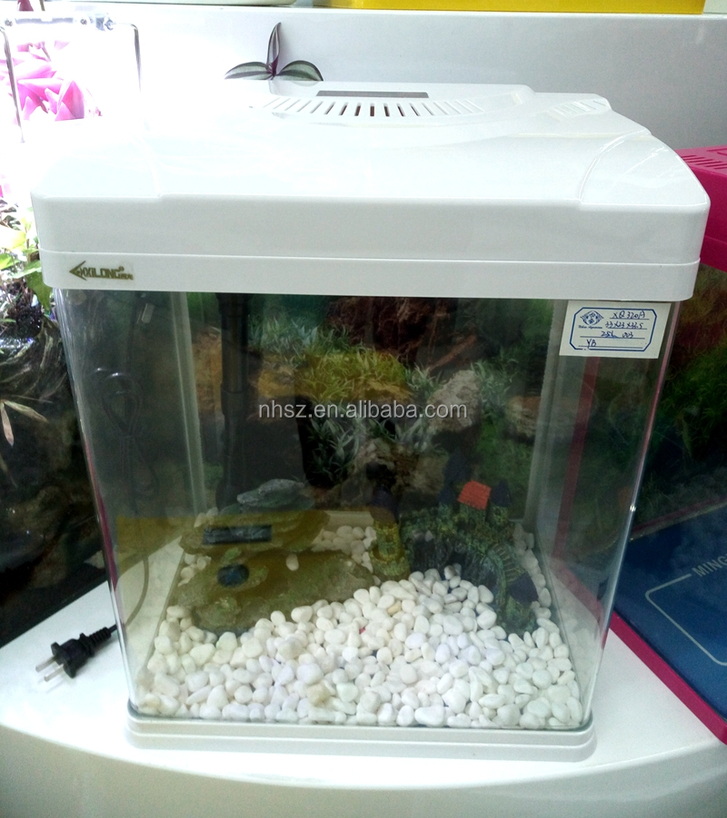 White Desktop Xilong Mini Guppy Fish Tank Aquarium Buy Xilong