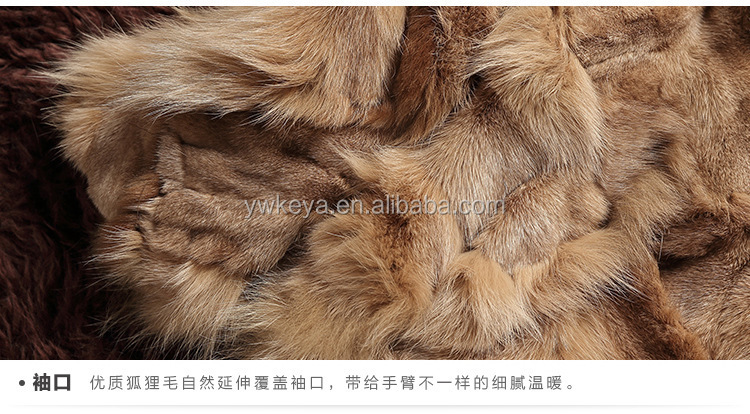 昇進のための冬のショートスタイル2015高品質フットrealキツネの毛皮のコート仕入れ・メーカー・工場