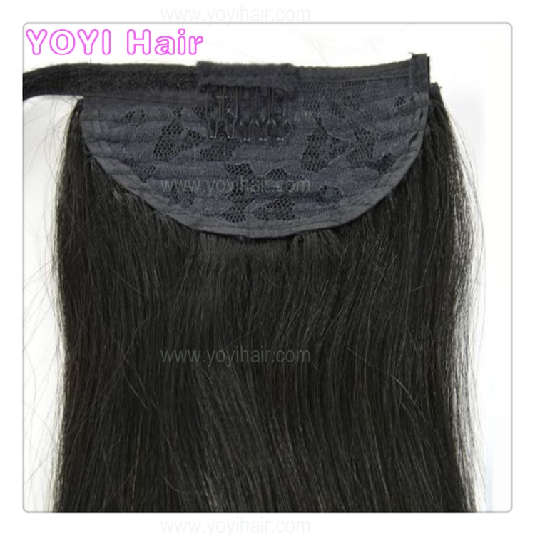 afro kinky hair ponytail