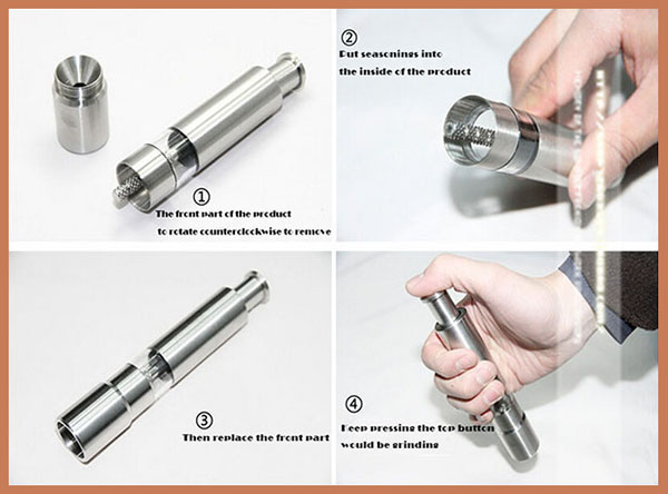 simple innovative products spice & pepper mill with ceramic mechanism