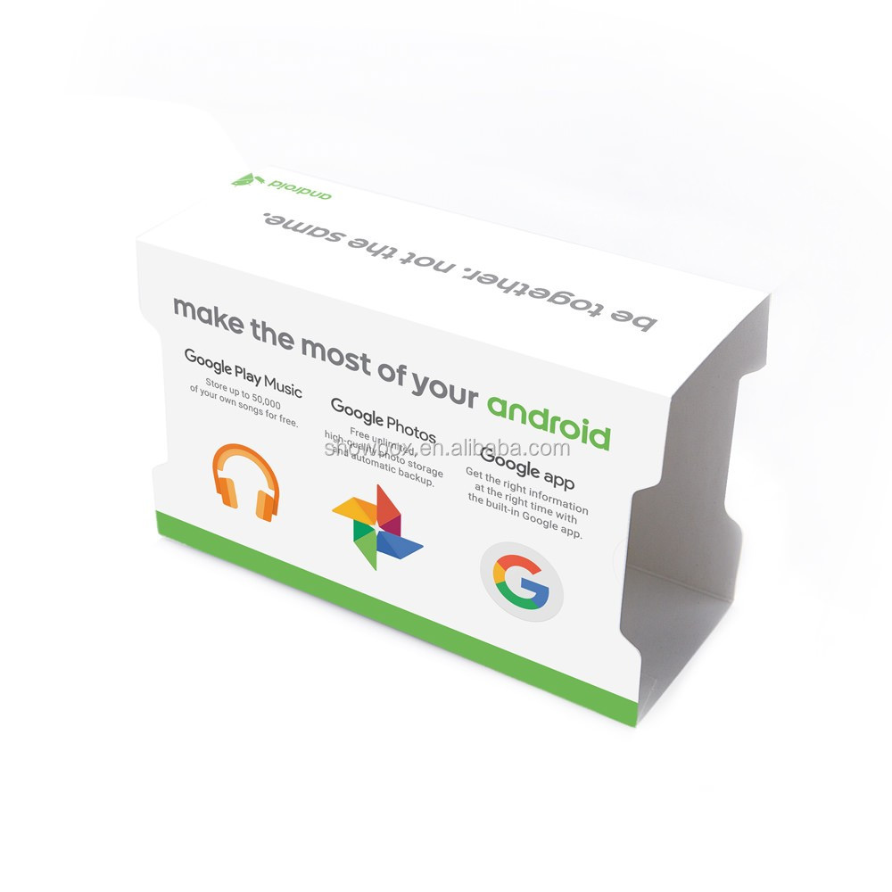 Christmas gift custom logo google cardboard VR 3D virtual reality headset (5).jpg