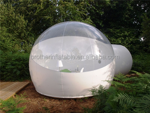 白のハーフハーフ透明ドーム価格販売のためのバブルのテント仕入れ・メーカー・工場