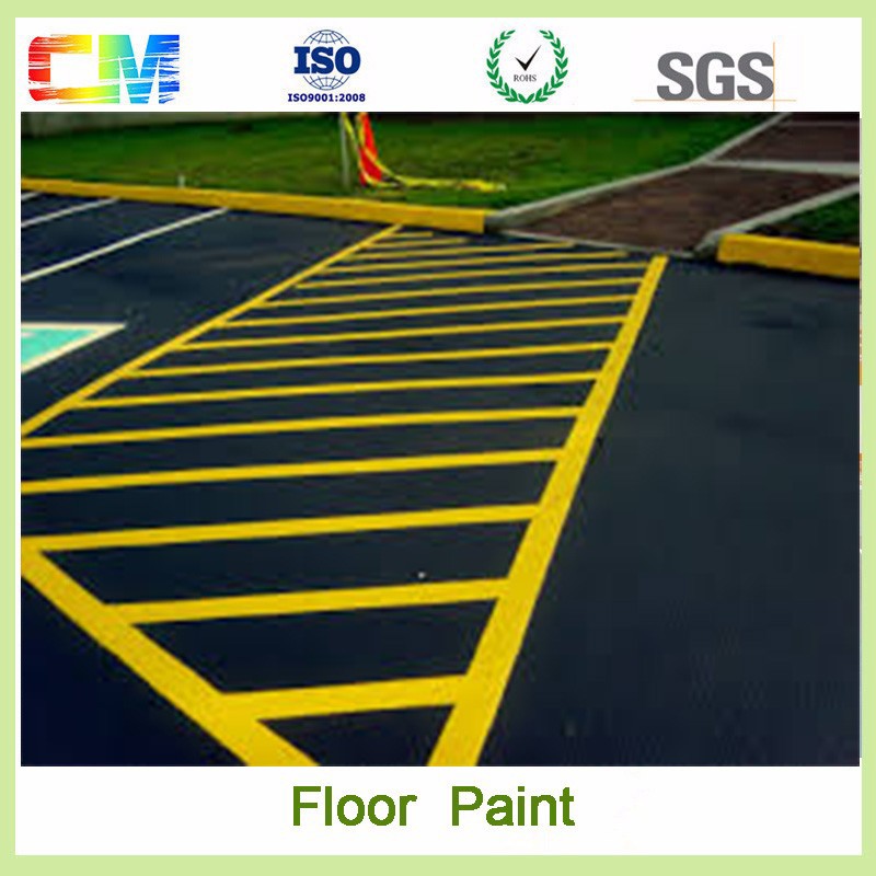 Special Effect Exterior Rubber Floor Paint For Painting Thermoplastic