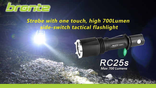 ブロンテrc25s700ルーメンクリーxm-lu2戦術的なledの懐中電灯ハイパワー狩猟用具問屋・仕入れ・卸・卸売り