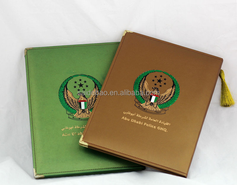 A4 certificate holder/ pu leather certificate holder for sale問屋・仕入れ・卸・卸売り