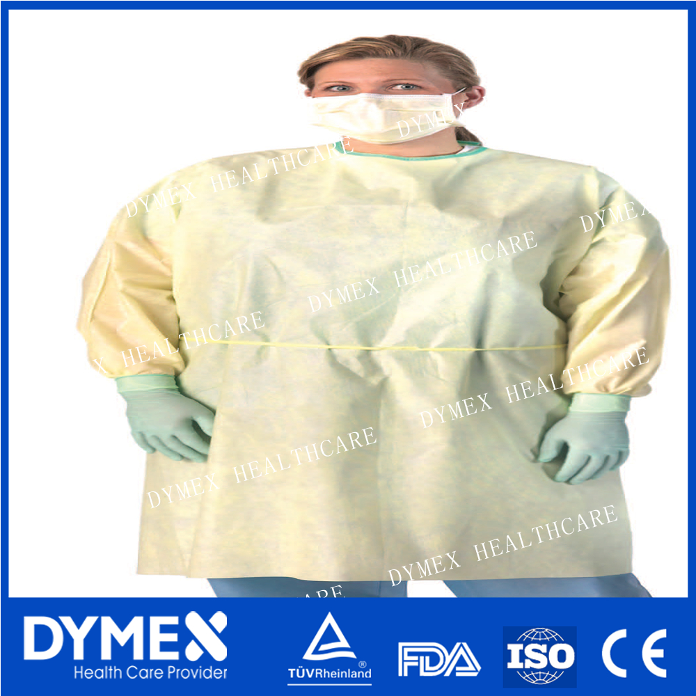 cuff 医学,offthecuff woven serged seam waterprrof sms isolation gown with knit cuff