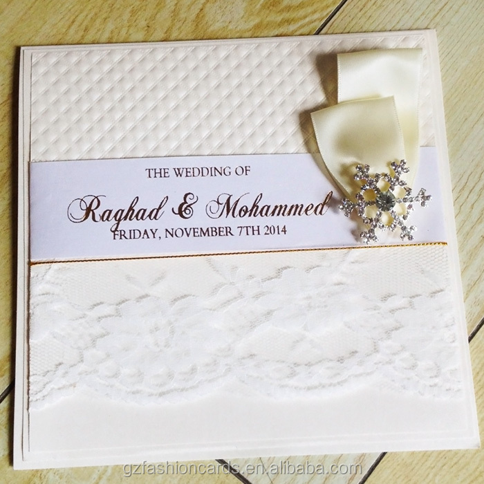 2014 Hot Sale Elegant Invitation Card For Arabic Wedding Buy