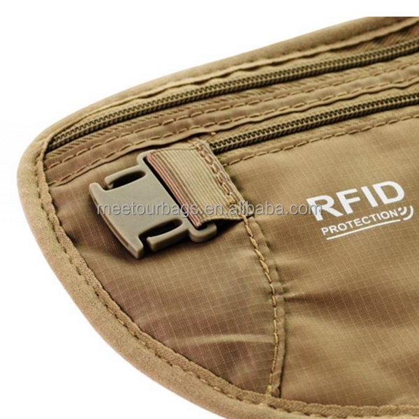 Rfid2015信号ブロッカーrfidブロッキングマネーベルトマネーベルト抗- 盗難のウエストバッグ仕入れ・メーカー・工場