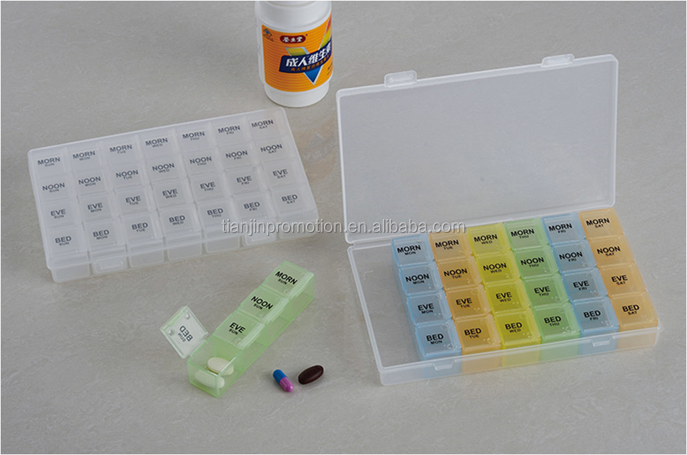30 Day Pill Box And Child Proof Pill Box With Pill Organizer Buy 30