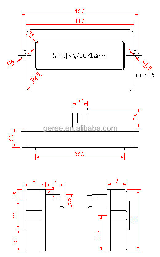 熱い販売12ボルト24ボルト36ボルト48ボルトデジタルバッテリー容量テスターインジケータ用鉛酸リチウムリポ仕入れ・メーカー・工場